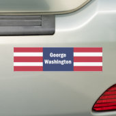 Autocollant De Voiture Sticker George Washington Bumper (En voiture)