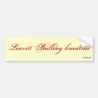Autocollant De Voiture Sticker Leavitt breedline