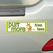 Autocollant De Voiture Sticker Moins Bumper De Purge Plus (En voiture)
