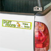 Autocollant De Voiture Sticker Moins Bumper De Purge Plus (Sur camion)