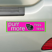 Autocollant De Voiture Sticker Moins Bumper De Purge Plus (En voiture)