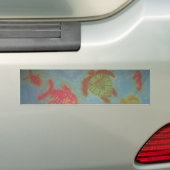 Autocollant De Voiture Sticker Ocean Tie Dye (En voiture)