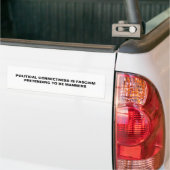 Autocollant De Voiture Sticker pare-chocs (Sur camion)
