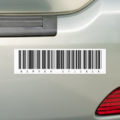 Autocollant De Voiture Sticker pare-chocs à code barre (En voiture)