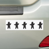 Autocollant De Voiture Sticker pare-chocs à oreille noire (En voiture)