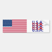 Autocollant De Voiture Sticker pare-chocs américain (Devant)