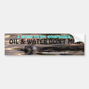 Autocollant De Voiture Sticker pare-chocs anti-POLLUTION OCEAN SEAL