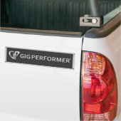Autocollant De Voiture Sticker pare-chocs avec logo GP gris (Sur camion)