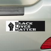 Autocollant De Voiture Sticker pare-chocs avec message Black Lives Matt (En voiture)