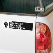 Autocollant De Voiture Sticker pare-chocs avec message Black Lives Matt (Sur camion)