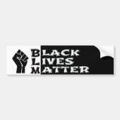 Autocollant De Voiture Sticker pare-chocs avec message Black Lives Matt (Devant)