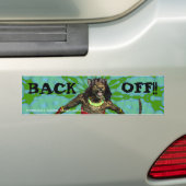 Autocollant De Voiture Sticker pare-chocs "Back Off" (En voiture)