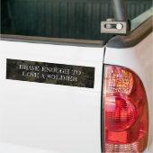 Autocollant De Voiture Sticker pare-chocs Camouflage avec message encoura (Sur camion)
