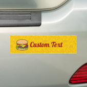 Autocollant De Voiture Sticker pare-chocs Cheeseburger (En voiture)