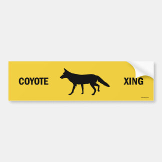 Autocollant De Voiture Sticker pare-chocs Coyote