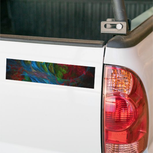 Autocollant De Voiture Sticker pare-chocs d'art Abstrait en bleu Genesis (Sur camion)