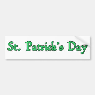 Autocollant De Voiture Sticker pare-chocs de la Saint Patrick