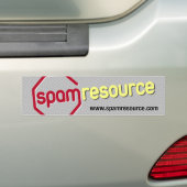Autocollant De Voiture Sticker pare-chocs de ressources de spam (En voiture)