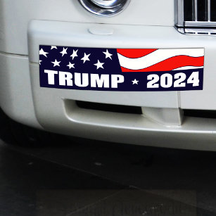 Autocollant De Voiture Sticker pare-chocs Donald Trump Président 2024