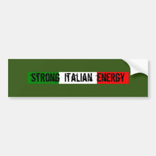 Autocollant De Voiture Sticker pare-chocs énergétique italien fort