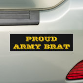 Autocollant De Voiture Sticker pare-chocs Fier Brat de l'armée (En voiture)