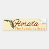 Autocollant De Voiture Sticker pare-chocs - FLORIDA (Devant)