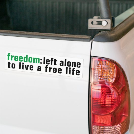 Autocollant De Voiture Sticker pare-chocs Freedom (Sur camion)