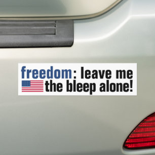 Autocollant De Voiture Sticker pare-chocs Freedom Bleep (drapeau v.2)