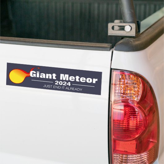 Autocollant De Voiture Sticker pare-chocs géant Meteor 2024 (Sur camion)