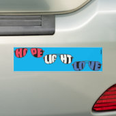 Autocollant De Voiture Sticker pare-chocs Hope Light Love Biden (En voiture)