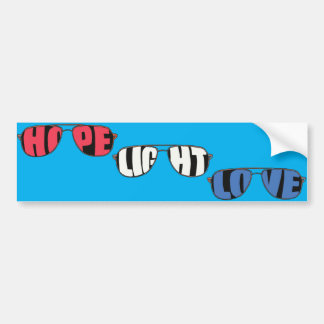Autocollant De Voiture Sticker pare-chocs Hope Light Love Biden