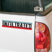 Autocollant De Voiture Sticker pare-chocs infiltré (Sur camion)