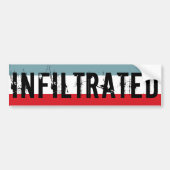 Autocollant De Voiture Sticker pare-chocs infiltré (Devant)
