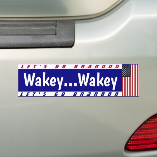 Autocollant De Voiture Sticker pare-chocs LGB FJB Wakey Wakey (En voiture)