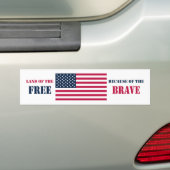 Autocollant De Voiture Sticker pare-chocs (patriotique) (En voiture)