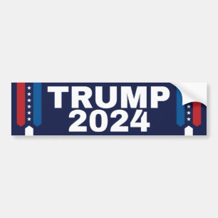 Autocollant De Voiture Sticker pare-chocs Patriotique Trump 2024