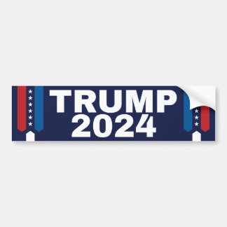 Autocollant De Voiture Sticker pare-chocs Patriotique Trump 2024