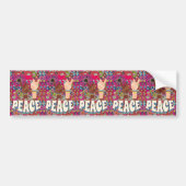 Autocollant De Voiture Sticker pare-chocs Peace (Devant)