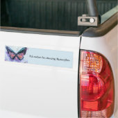 Autocollant De Voiture Sticker pare-chocs pour Imaginaire papillon (Sur camion)