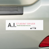 Autocollant De Voiture Sticker pare-chocs pour véhicule autonome (En voiture)