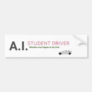 Autocollant De Voiture Sticker pare-chocs pour véhicule autonome