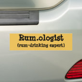 Autocollant De Voiture Sticker pare-chocs Rum.ologist (En voiture)