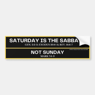 Autocollant De Voiture Sticker pare-chocs Sabbath