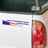 Autocollant De Voiture Sticker pare-chocs Save Freedom (Sur camion)