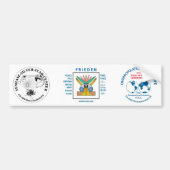 Autocollant De Voiture Sticker pare-chocs Semjase Silver Star Center (Devant)