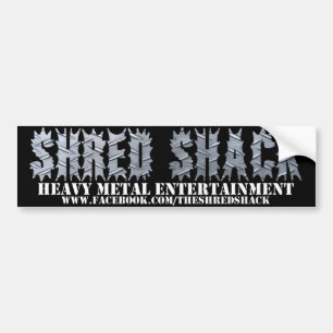 Autocollant De Voiture Sticker pare-chocs Shred Shack "Classic"
