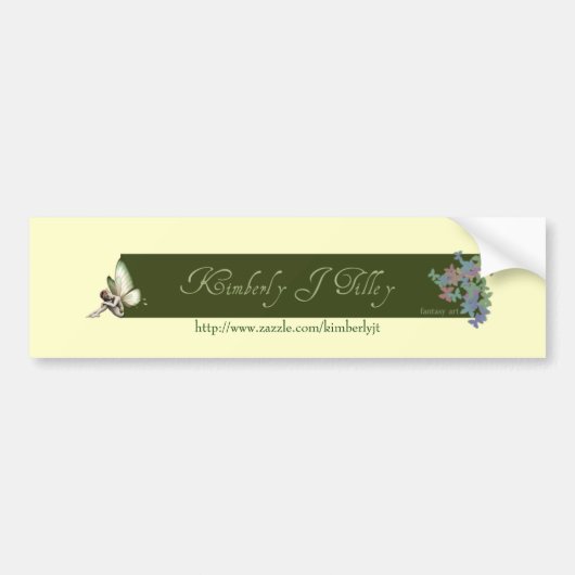 Autocollant De Voiture Sticker pare-chocs Shy Fairy Store (Devant)