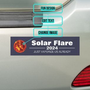 Autocollant De Voiture Sticker pare-chocs solaire 2024