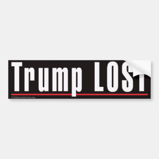 Autocollant De Voiture Sticker pare-chocs "Trump LOST"