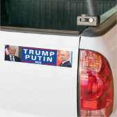 Autocollant De Voiture Sticker pare-chocs TRUMP/POUTINE 2024 (Sur camion)